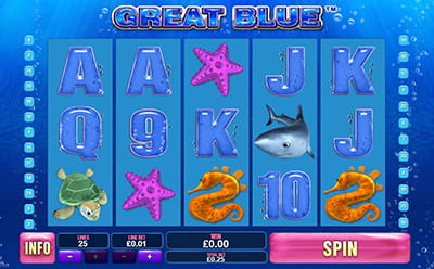 Het Great Blue Slot Spel bij bet365
