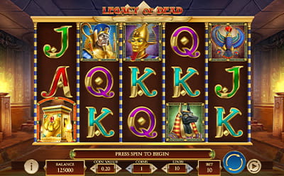 Het Legacy of Dead Slot Spel bij One Casino