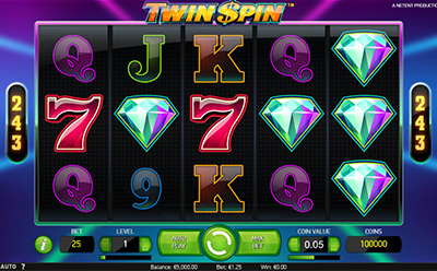 Het Twin Spin Slot Spel bij het Casino777